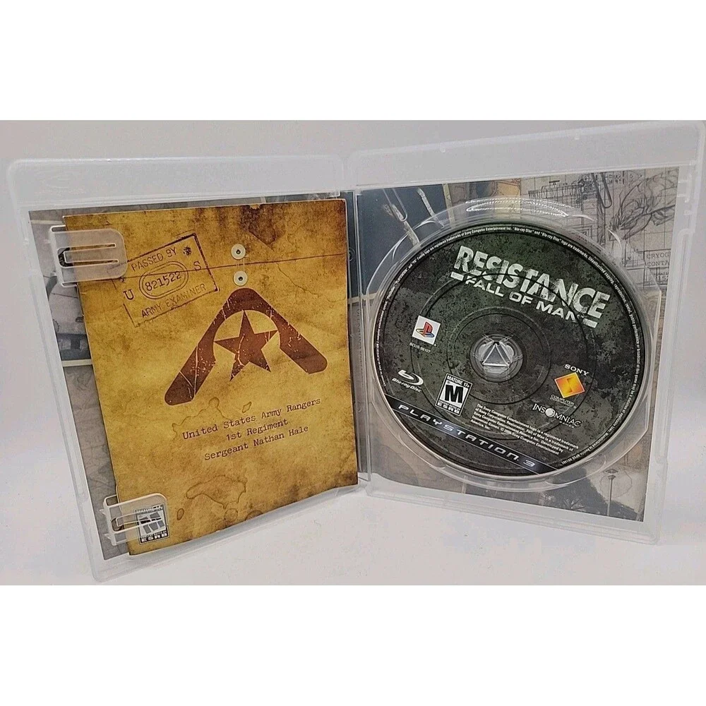 Resistance: Fall of Man (Sony PlayStation 3, 2006) CIB w manual Tested S/Free